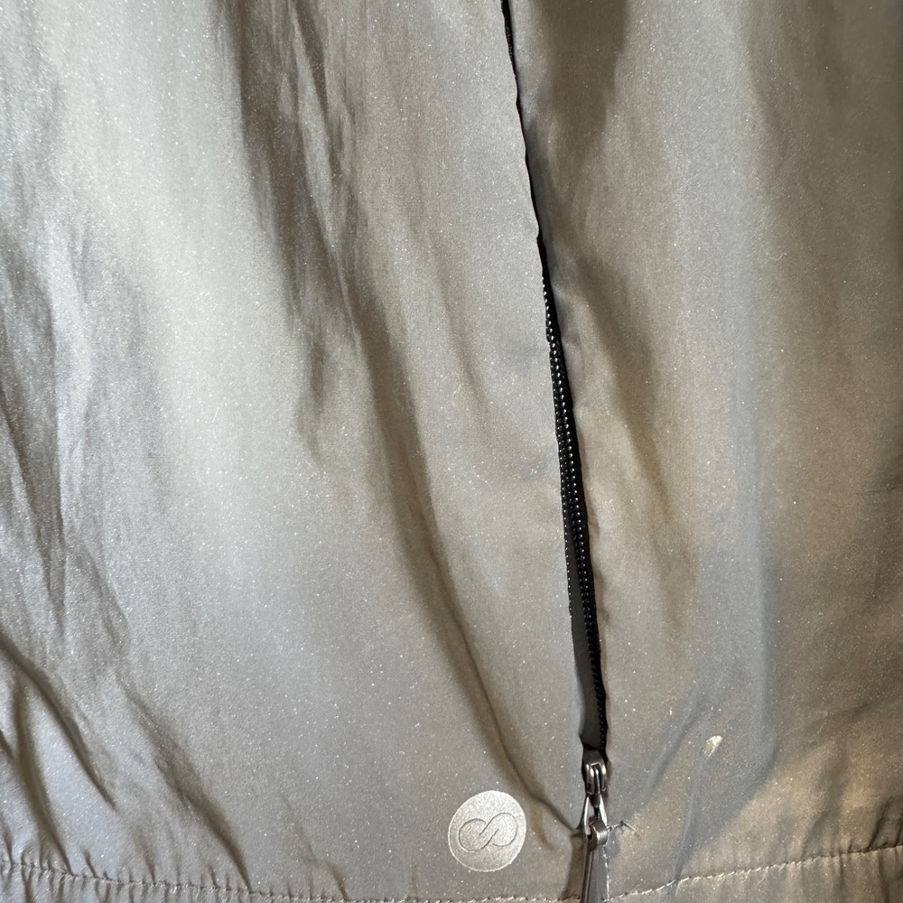 Women’s Silver Reflective Running Jacket - image 5